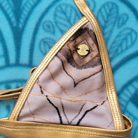 Asherah Swimwear Swim Asherah Gold Bikini Poshmark